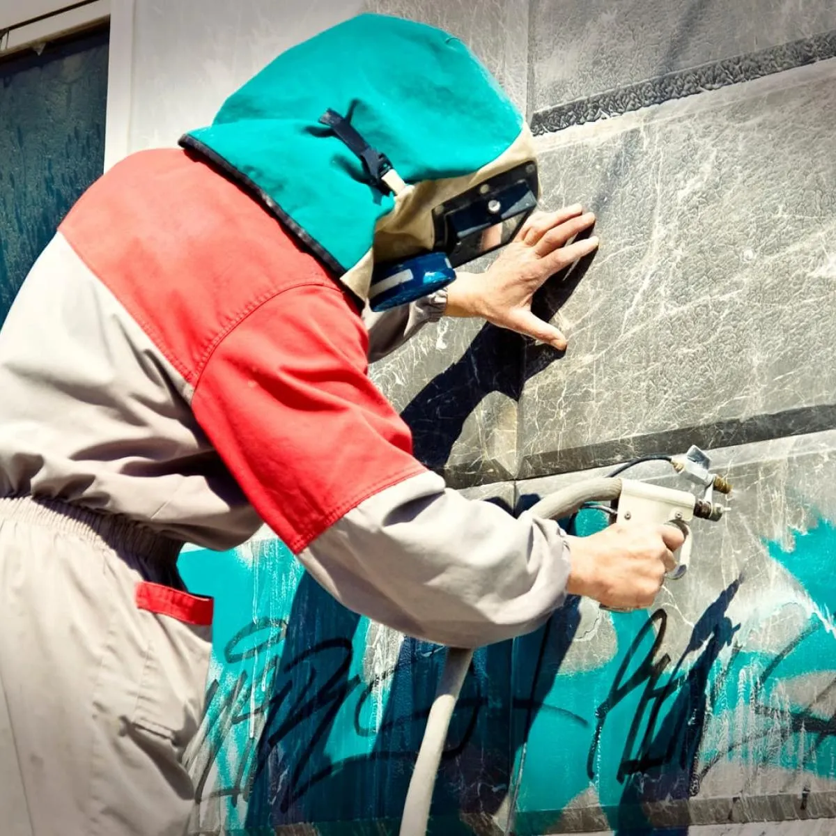 Professionelle Graffitientfernung