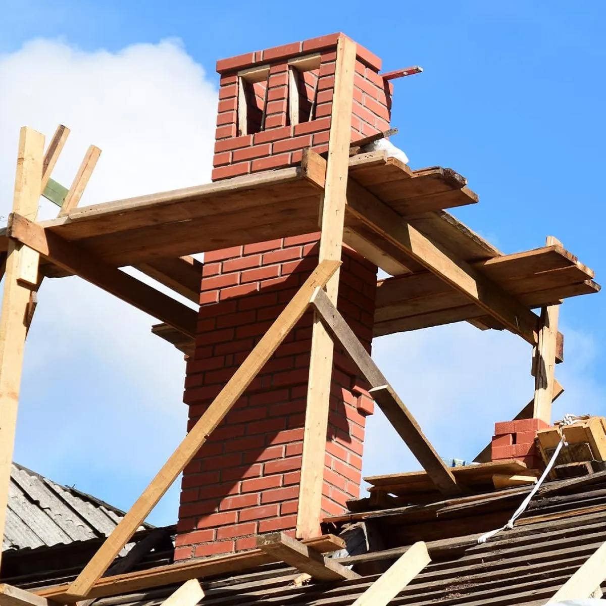 Schornsteinbau